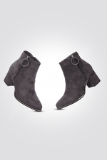 LADY COMFORT - מגפון נוחות עם רוכסן בצבע אפור - MASHBIR//365