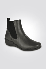 LADY COMFORT - מגפון רוקי עם גומי בצבע אפור ירקרק - MASHBIR//365