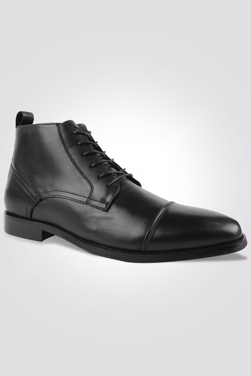 KENNETH COLE - מגפון עור לגבר בצבע שחור - MASHBIR//365