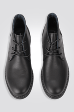 KENNETH COLE - מגפון עור לגבר בצבע שחור - MASHBIR//365