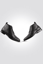 KENNETH COLE - מגפון עור לגבר בצבע שחור - MASHBIR//365