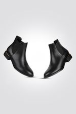 KENNETH COLE - מגפון עור לנשים בצבע שחור - MASHBIR//365