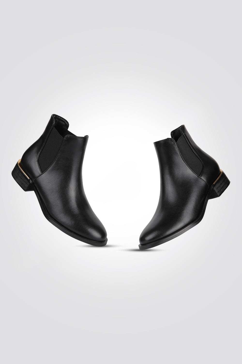 KENNETH COLE - מגפון עור לנשים בצבע שחור - MASHBIR//365