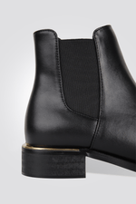 KENNETH COLE - מגפון עור לנשים בצבע שחור - MASHBIR//365