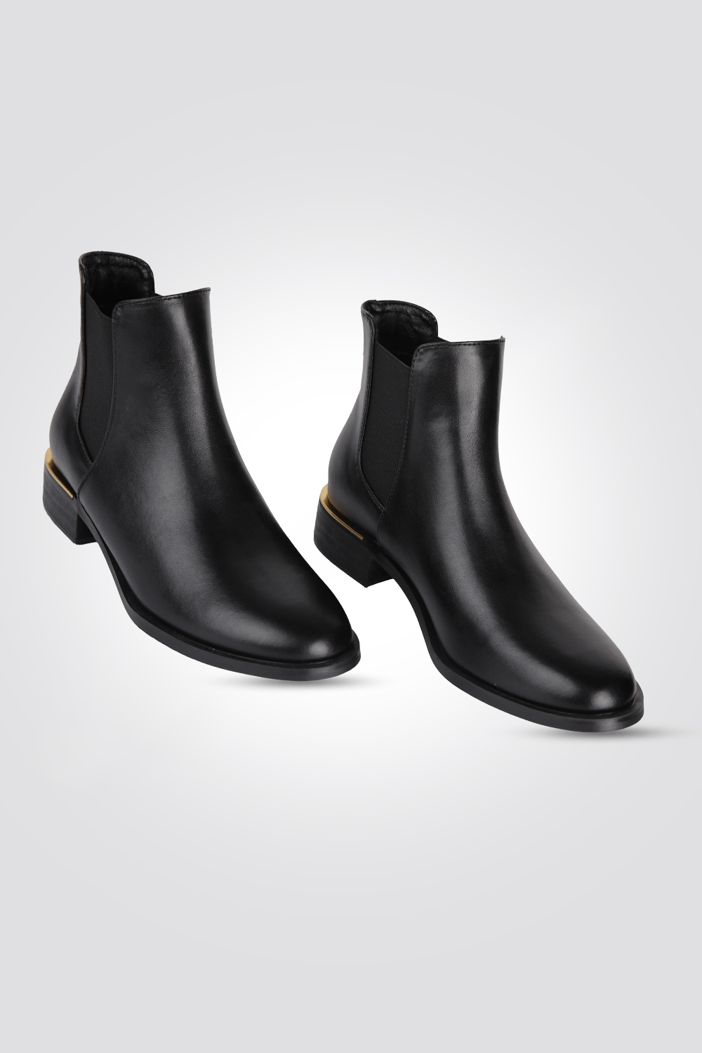 KENNETH COLE - מגפון עור לנשים בצבע שחור - MASHBIR//365