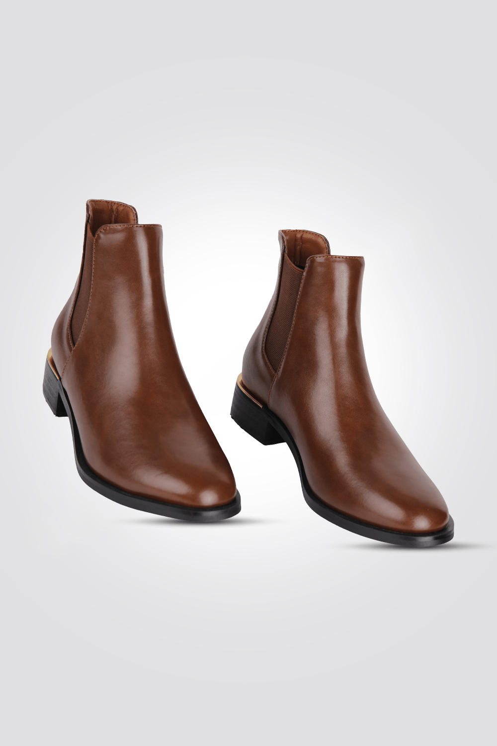 KENNETH COLE - מגפון עור לנשים בצבע חום - MASHBIR//365
