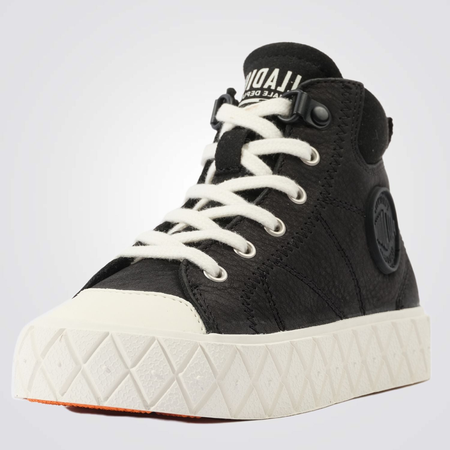 PALLADIUM - מגפונים לנוער ACE KIDS LO CUFF בצבע שחור ולבן - MASHBIR//365