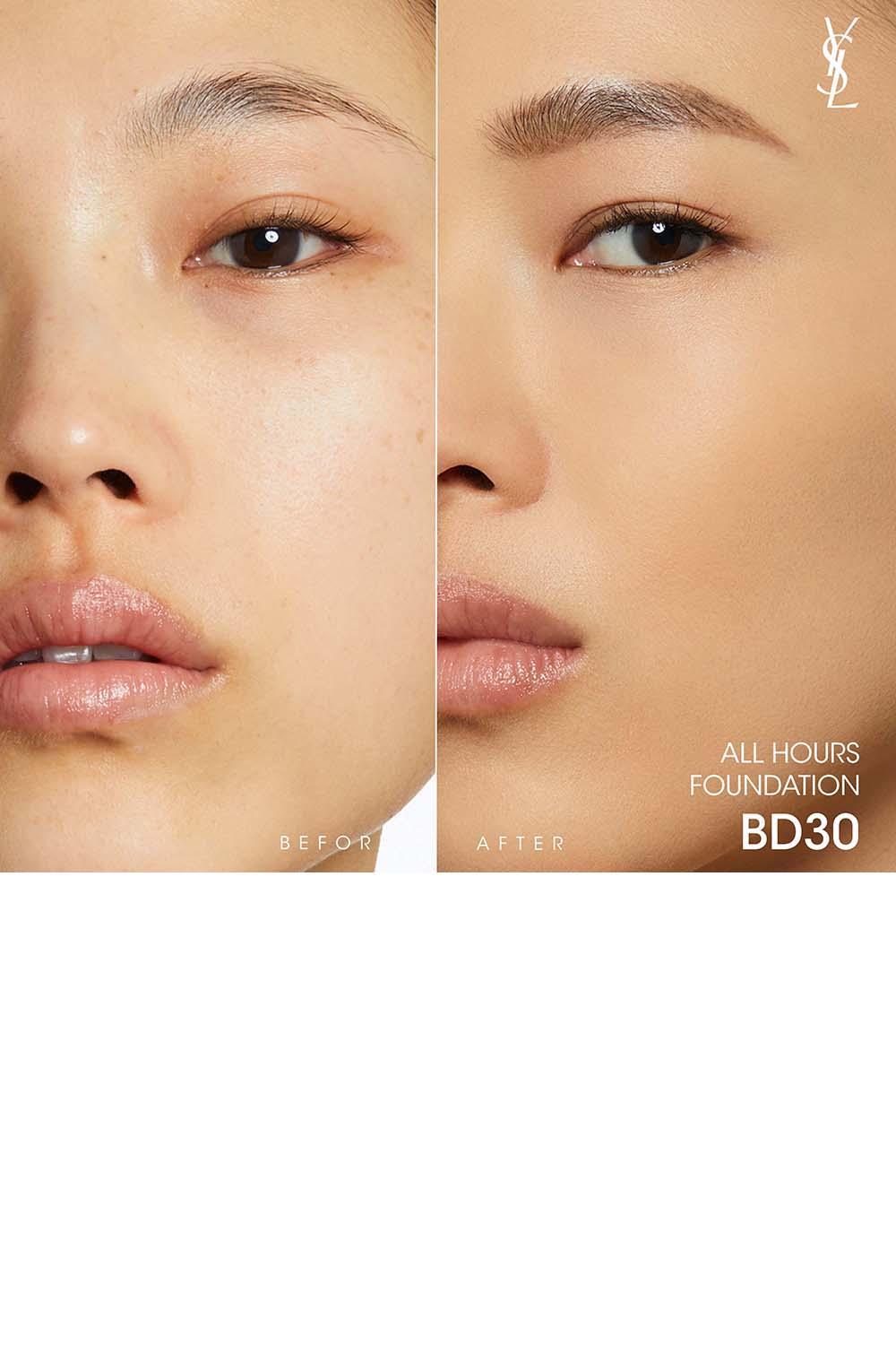 Yves Saint Laurent - מייק אפ All Hours מעניק כיסוי מלא בגימור מאט עמיד במיוחד 25 מ"ל - MASHBIR//365