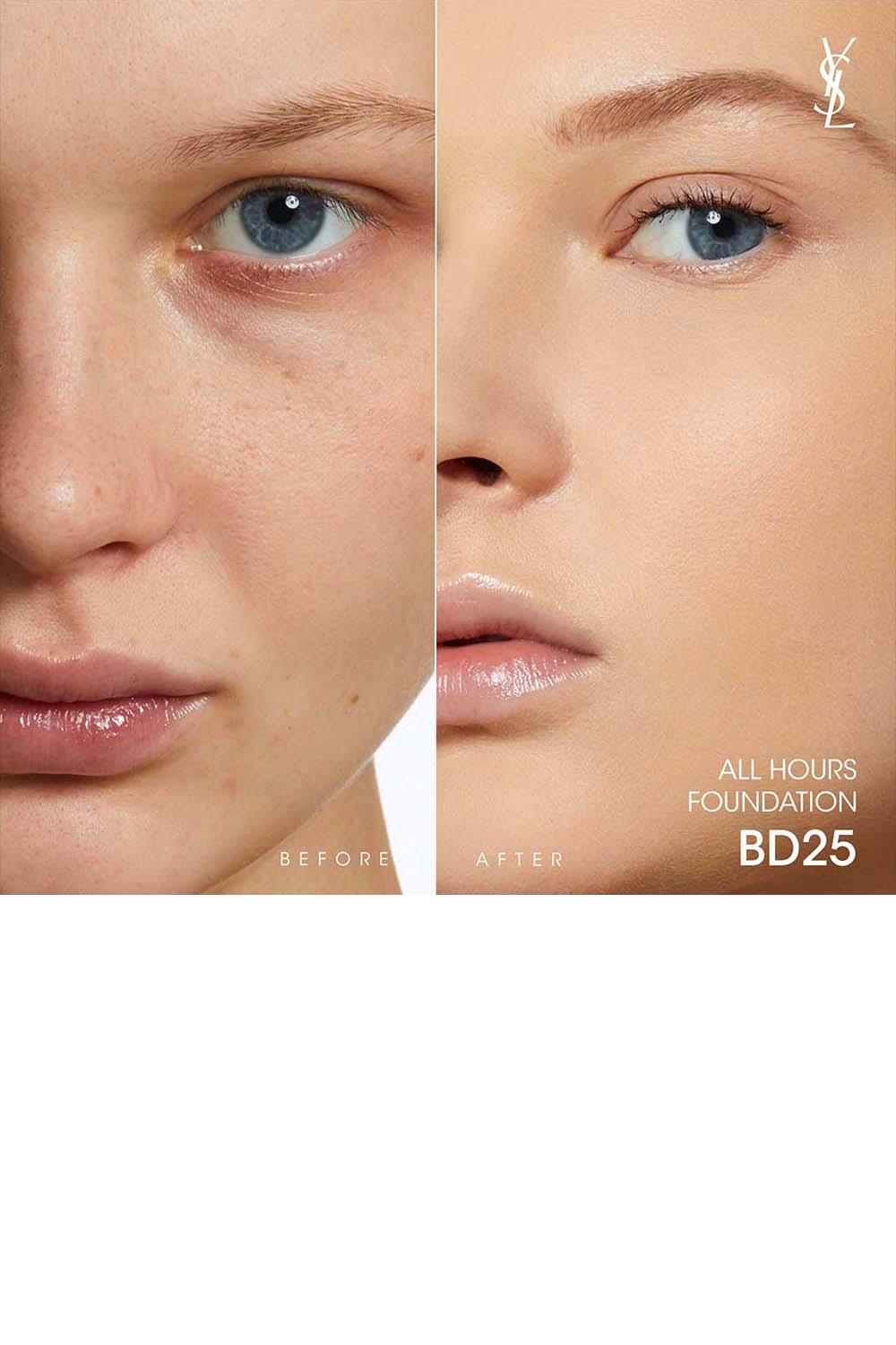 Yves Saint Laurent - מייק אפ All Hours מעניק כיסוי מלא בגימור מאט עמיד במיוחד 25 מ"ל - MASHBIR//365