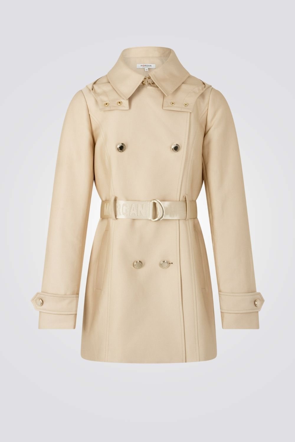 MORGAN - מעיל ארוך לנשים בצבע בז' - MASHBIR//365