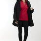 NAUTICA - מעיל ארוך לנשים בצבע שחור - MASHBIR//365 - 3