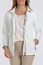 PUNT ROMA - מעיל דו צדדי בצבע לבן - MASHBIR//365