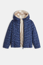 OKAIDI - מעיל דו צדדי בצבע נייבי לילדות - MASHBIR//365