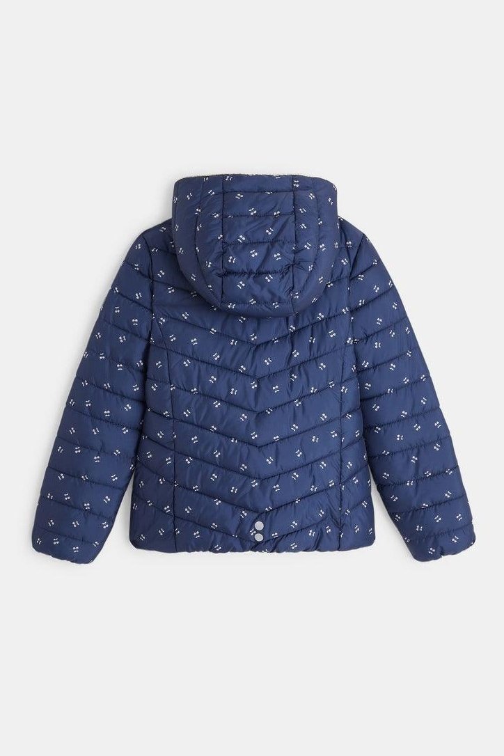 OKAIDI - מעיל דו צדדי בצבע נייבי לילדות - MASHBIR//365