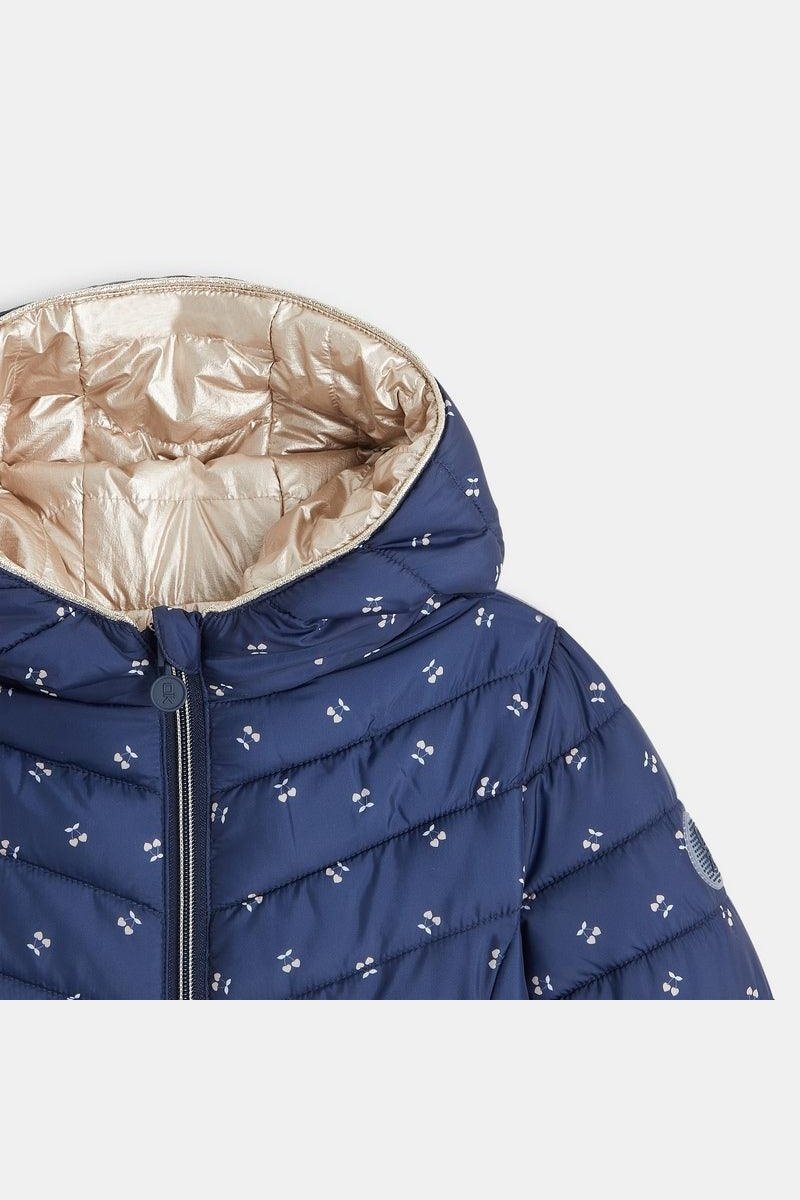 OKAIDI - מעיל דו צדדי בצבע נייבי לילדות - MASHBIR//365