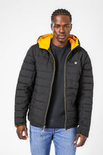 SCORCHER - מעיל דו צדדי בצבע שחור וצהוב - MASHBIR//365