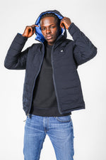 SCORCHER - מעיל דו צדדי בצבע שחור וכחול - MASHBIR//365