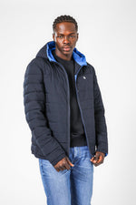 SCORCHER - מעיל דו צדדי בצבע שחור וכחול - MASHBIR//365