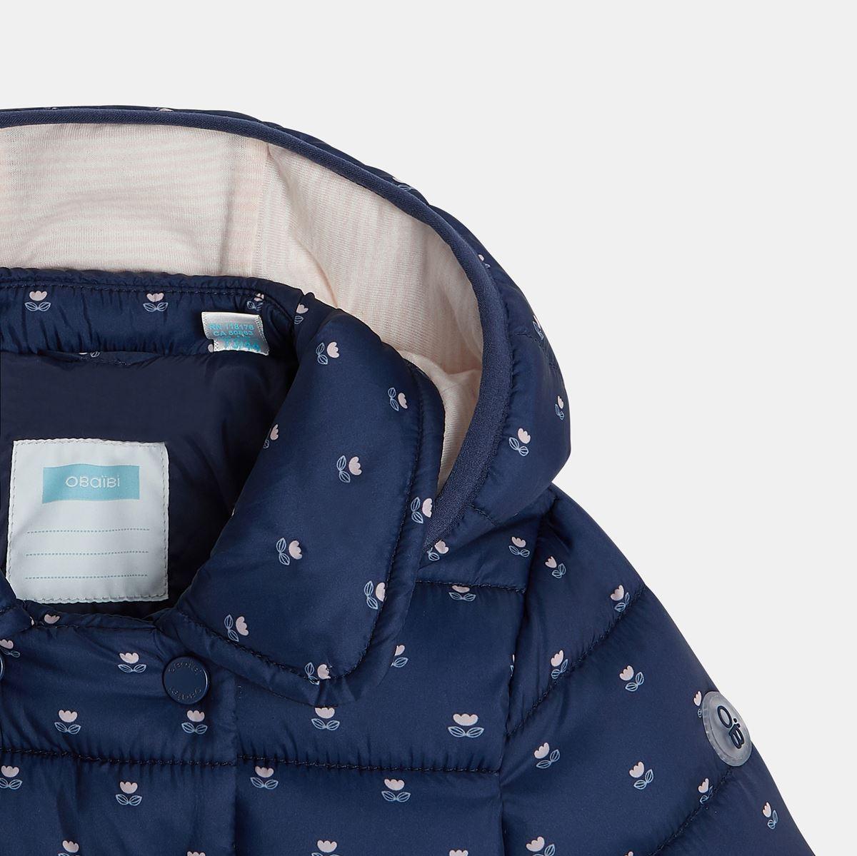 OBAIBI - מעיל דובון מרופד כחול - MASHBIR//365