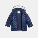 OBAIBI - מעיל דובון מרופד כחול - MASHBIR//365