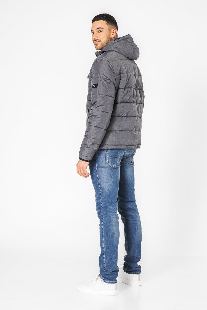 KENNETH COLE - מעיל פאפר עם כובע נשלף - MASHBIR//365