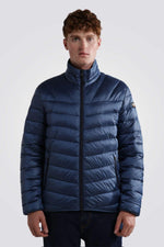 NAPAPIJRI - מעיל פוף בצבע כחול נייבי - MASHBIR//365