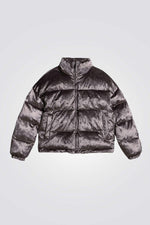 NAPAPIJRI - מעיל פוף קטיפתי בצבע חום - MASHBIR//365