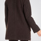 PUNT ROMA - מעיל ג'קט בד בוקלה נשים באורך ירך בצבע חום - MASHBIR//365 - 2