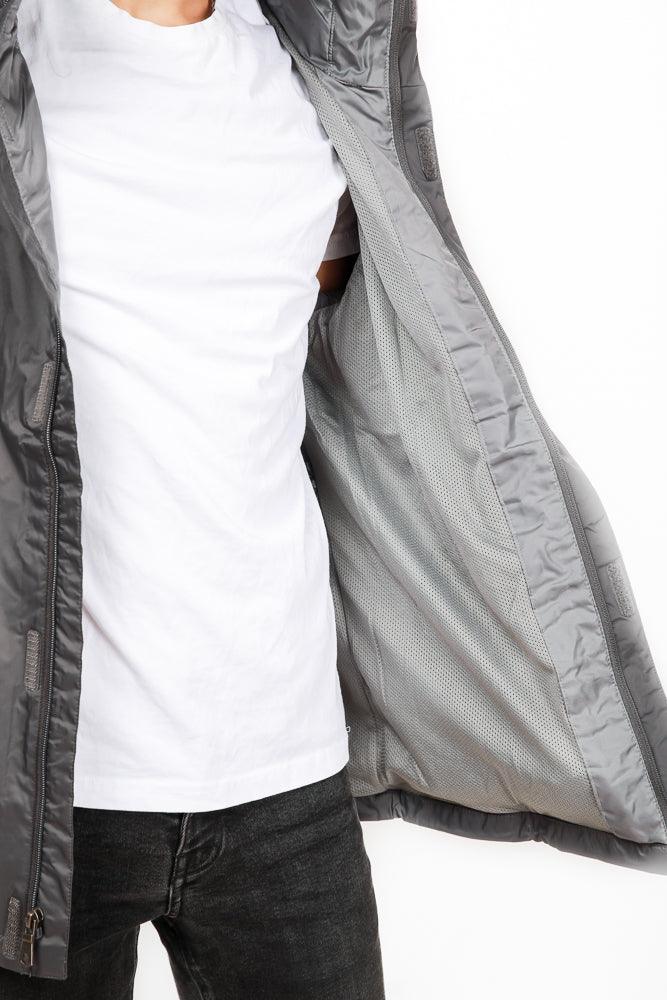 Tommy Hilfiger - מעיל גשם בצבע אפור - MASHBIR//365