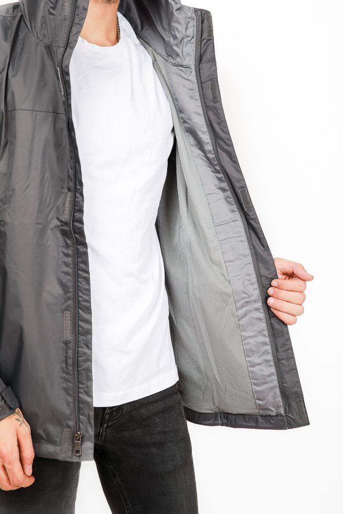 Tommy Hilfiger - מעיל גשם בצבע אפור - MASHBIR//365