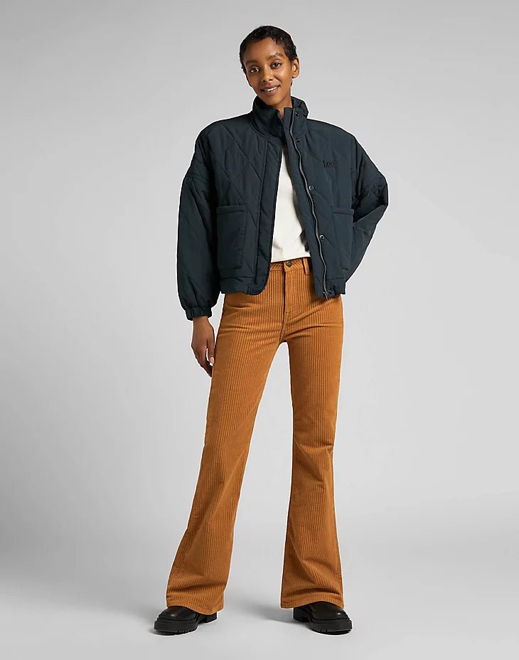 LEE - מעיל LAYER JACKET צבע פחם - MASHBIR//365