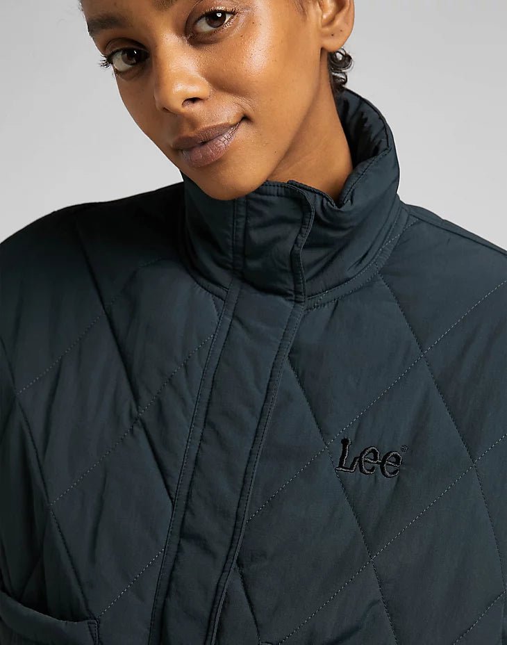 LEE - מעיל LAYER JACKET צבע פחם - MASHBIR//365