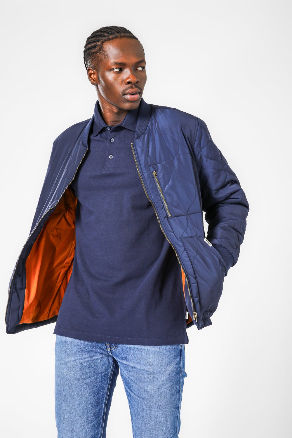 WRANGLER - מעיל לגבר בצבע כחול - MASHBIR//365