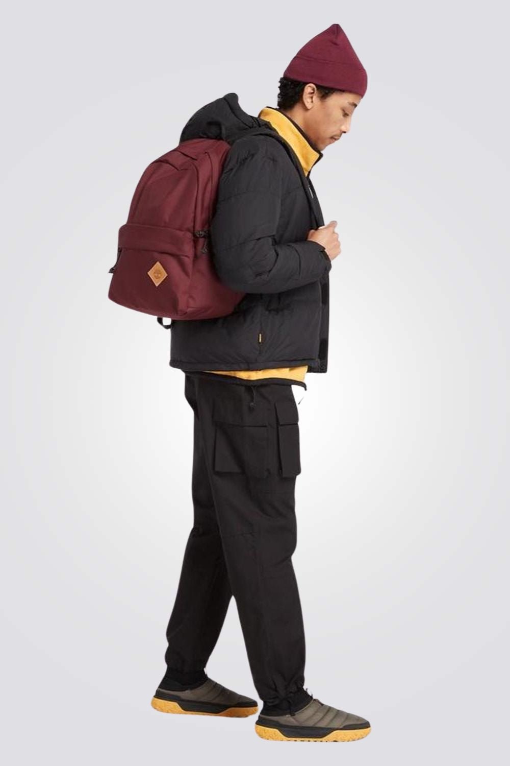 TIMBERLAND - מעיל לגברים ARCHIVE PUFFER בצבע שחור - MASHBIR//365