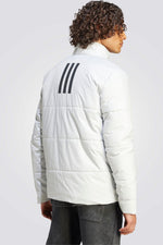 ADIDAS - מעיל לגברים BSC 3 STRIPES בצבע אפור בהיר - MASHBIR//365