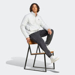 ADIDAS - מעיל לגברים BSC 3 STRIPES בצבע אפור בהיר - MASHBIR//365