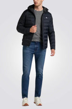 LEE - מעיל לגברים PUFFER בצבע שחור - MASHBIR//365