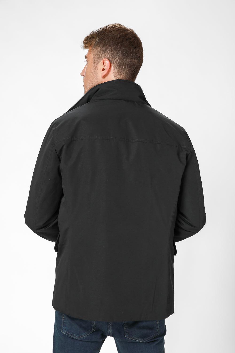 KENNETH COLE - מעיל מרופד בצבע שחור - MASHBIR//365
