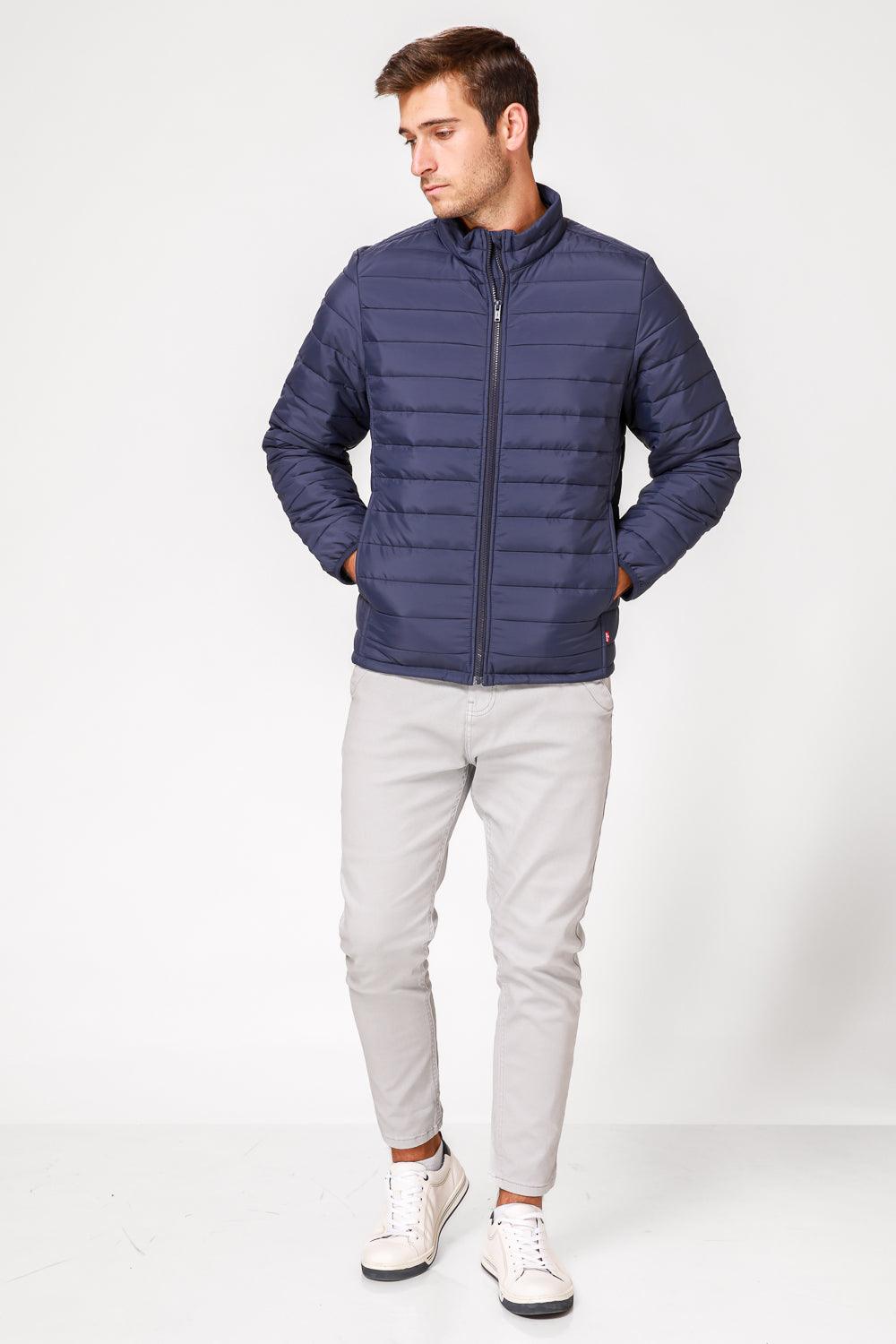 LEVI'S - מעיל ניילון בצבע נייבי - MASHBIR//365