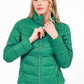 KENNETH COLE - מעיל ניילון לאישה עם קפלים בצבע ירוק - MASHBIR//365 - 2