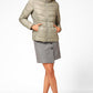KENNETH COLE - מעיל ניילון לאישה עם קפלים בצבע זית - MASHBIR//365 - 2
