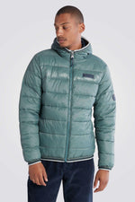 TIMBERLAND - מעיל ניילון מבודד חום בצבע ירוק - MASHBIR//365