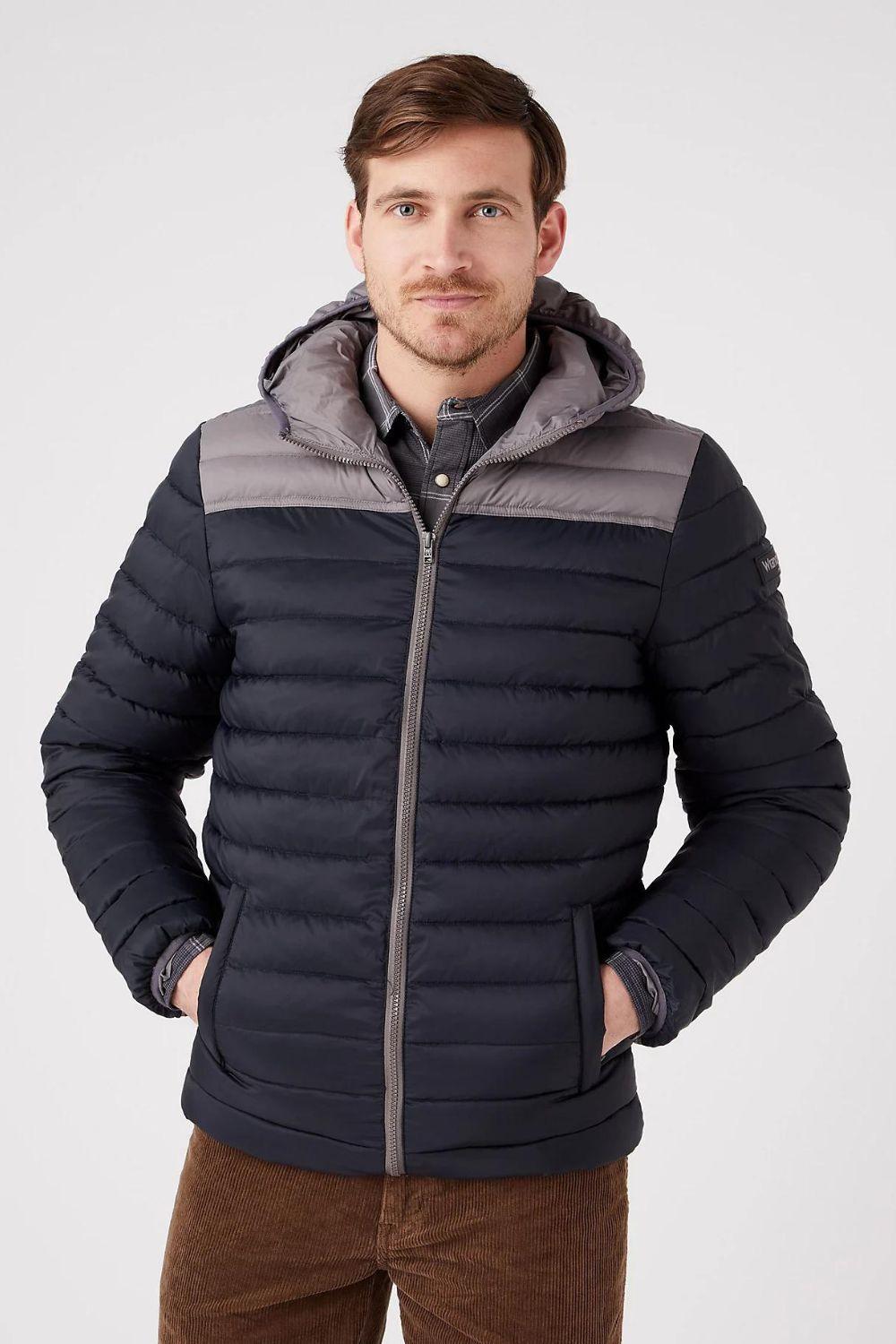 WRANGLER - מעיל PUFFER בצבע שחור - MASHBIR//365