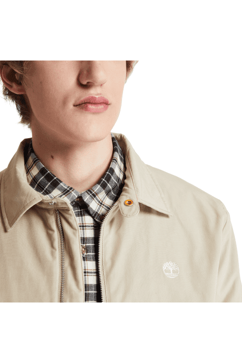 TIMBERLAND - מעיל רוח לגברים WNTRSED STRAHAM בצבע אפור - MASHBIR//365