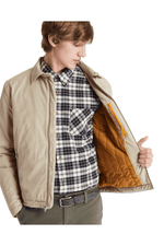 TIMBERLAND - מעיל רוח לגברים WNTRSED STRAHAM בצבע אפור - MASHBIR//365