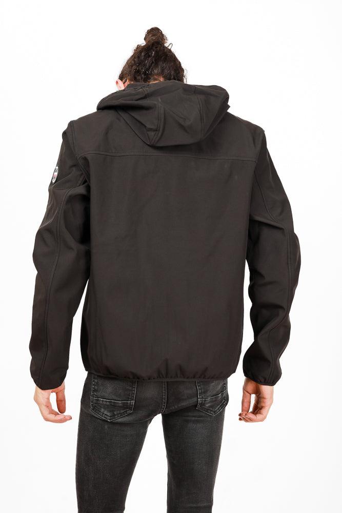 Tommy Hilfiger - מעיל סופטשל בצבע שחור - MASHBIR//365