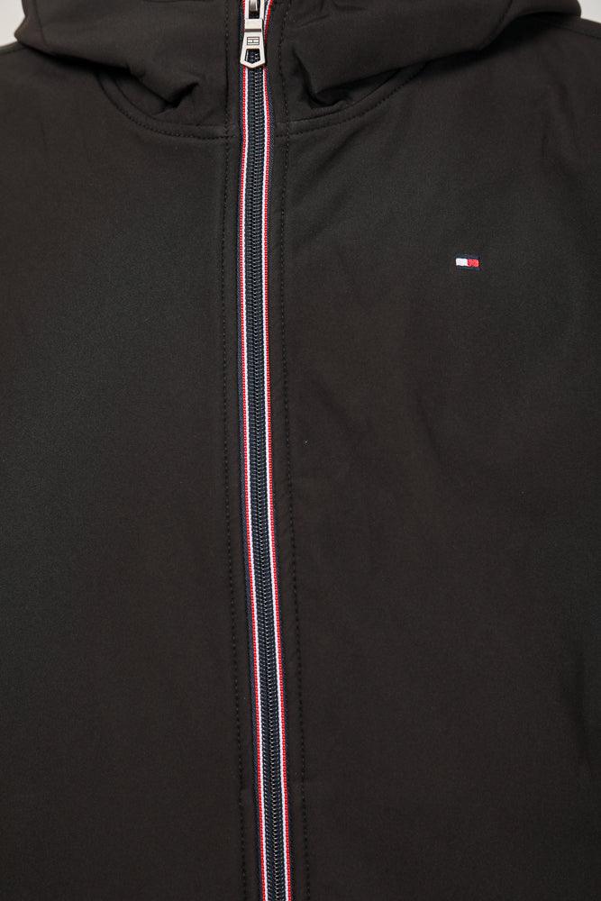 Tommy Hilfiger - מעיל סופטשל בצבע שחור - MASHBIR//365