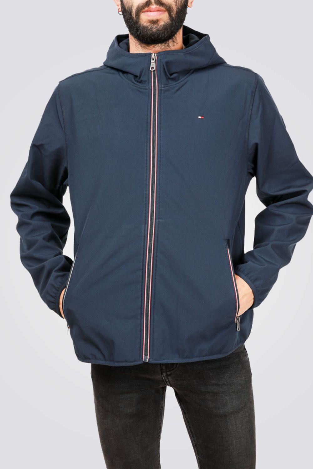 Tommy Hilfiger - מעיל סופטשל MIDNIGHT נייבי - MASHBIR//365