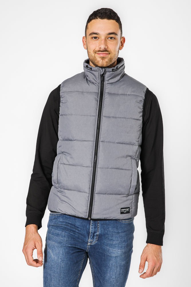 KENNETH COLE - מעיל ווסט אפור - MASHBIR//365