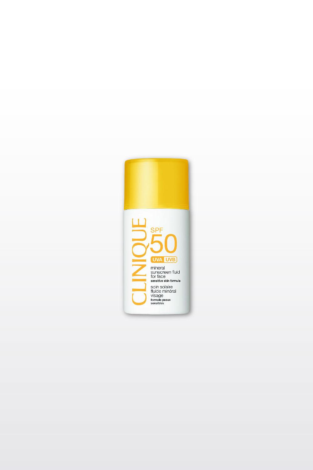 CLINIQUE - MINERAL SUNSCREEN FLUID תכשיר הגנה מינראלי לפנים - MASHBIR//365